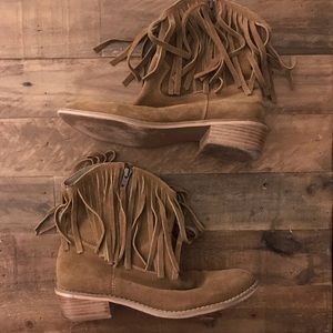 Diba Fringe Booties